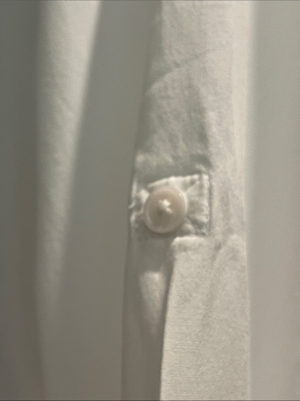 Levi's Preppy White Button Down Utility Shirt with Pocket Size L - Picture 5 of 8